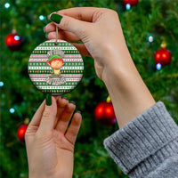 No Coffee No Workee Christmas Design Ceramic Ornament Xmas Holiday Patterns - Wonder Print Shop
