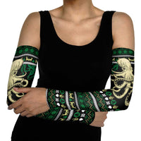 Octopus Cool Christmas Design Arm Sleeves Xmas Holiday Patterns - Wonder Print Shop