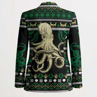 Octopus Cool Christmas Design Blazer Xmas Holiday Patterns - Wonder Print Shop