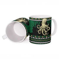 Octopus Cool Christmas Design Ceramic Mug Xmas Holiday Patterns - Wonder Print Shop
