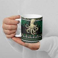 Octopus Cool Christmas Design Ceramic Mug Xmas Holiday Patterns - Wonder Print Shop