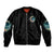 Hello Darkness My Old Friend Crescent Moon Skull Bomber Jacket - Wonder Print Shop