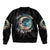 Hello Darkness My Old Friend Crescent Moon Skull Bomber Jacket - Wonder Print Shop