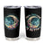 Hello Darkness My Old Friend Crescent Moon Skull Tumbler Cup - Wonder Print Shop