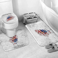 Custom American Flag Billiards Bathroom Set with Ripped Design Pool Ball Graphic - Wonder Print Shop