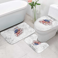 Custom American Flag Billiards Bathroom Set with Ripped Design Pool Ball Graphic - Wonder Print Shop