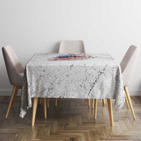 Custom American Flag Billiards Tablecloth with Ripped Design Pool Ball Graphic - Wonder Print Shop