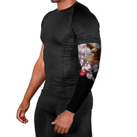 Custom Patriotic Eagle Bowling Arm Sleeves with American Flag Strike Design - Wonder Print Shop
