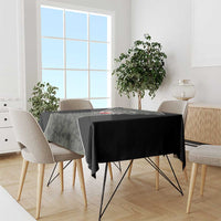 Custom Camouflage Bowling Tablecloth with Red Strike Ball Graphic - Wonder Print Shop