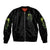 Warning Sign Skull Reaper Bomber Jacket - Wonder Print Shop