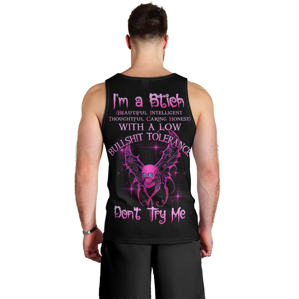 I'm A B Don't Try Me Men Tank Top - Wonder Print Shop