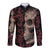 Zero F Given Skull Long Sleeve Button Shirt - Wonder Print Shop