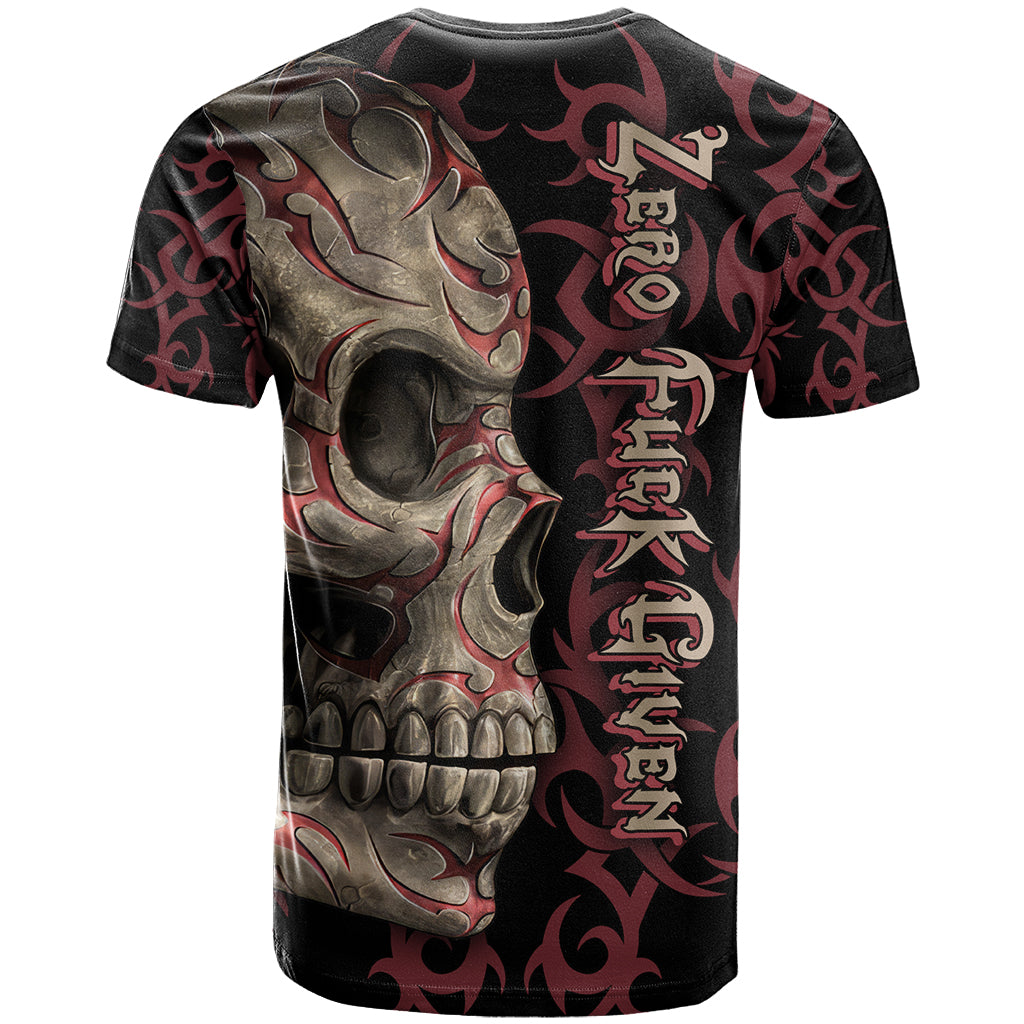 Zero F Given Skull T Shirt - Wonder Print Shop