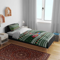 Sloth Christmas Bedding Set with Santa Hat, Presents, and Festive Pattern - Wonder Print Shop