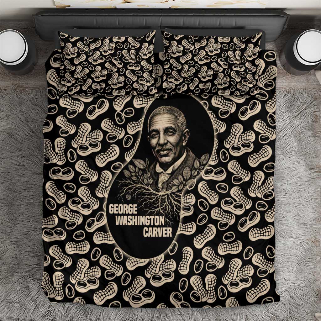 George Washington Carver Bedding Set Peanut From Soil Comes Knowledge Quote and Agricultural Roots - Wonder Print Shop