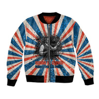 George Washington Carver Bomber Jacket with Science Teaching Scene, Education Is the Key Quote - Wonder Print Shop