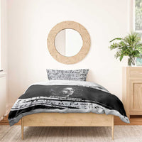 Katherine Johnson Bedding Set with Orbital Space Portrait, Historic NASA Launch Dates and Physics - Wonder Print Shop