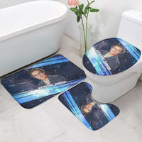 Katherine Johnson Bathroom Set with Galaxy Background, Hidden No More Quote and Rocket Brain Equation - Wonder Print Shop