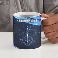 Katherine Johnson Ceramic Mug with Galaxy Background, Hidden No More Quote and Rocket Brain Equation - Wonder Print Shop