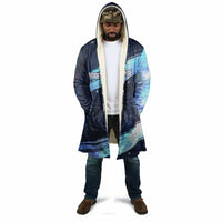 Katherine Johnson Cloak with Galaxy Background, Hidden No More Quote and Rocket Brain Equation - Wonder Print Shop