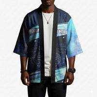 Katherine Johnson Kimono with Galaxy Background, Hidden No More Quote and Rocket Brain Equation - Wonder Print Shop