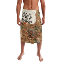 Valentine Buck Lavalava with Camo Cap and XOXO Pattern Retro Hunting