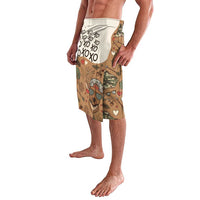 Valentine Buck Lavalava with Camo Cap and XOXO Pattern Retro Hunting