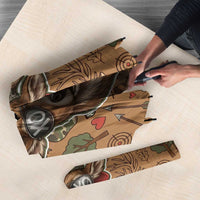 Valentine Buck Umbrella with Camo Cap and XOXO Pattern Retro Hunting