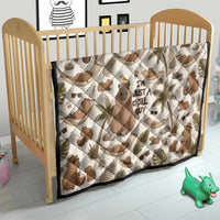 Chill Capybara Vibes Quilt with Hammock and Coconut Tropical Relaxed Style