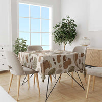 Chill Capybara Vibes Tablecloth with Hammock and Coconut Tropical Relaxed Style