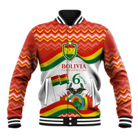 Bolivia Independence Day Baseball Jacket with Flag Colors and August 6 Celebration Design