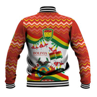 Bolivia Independence Day Baseball Jacket with Flag Colors and August 6 Celebration Design