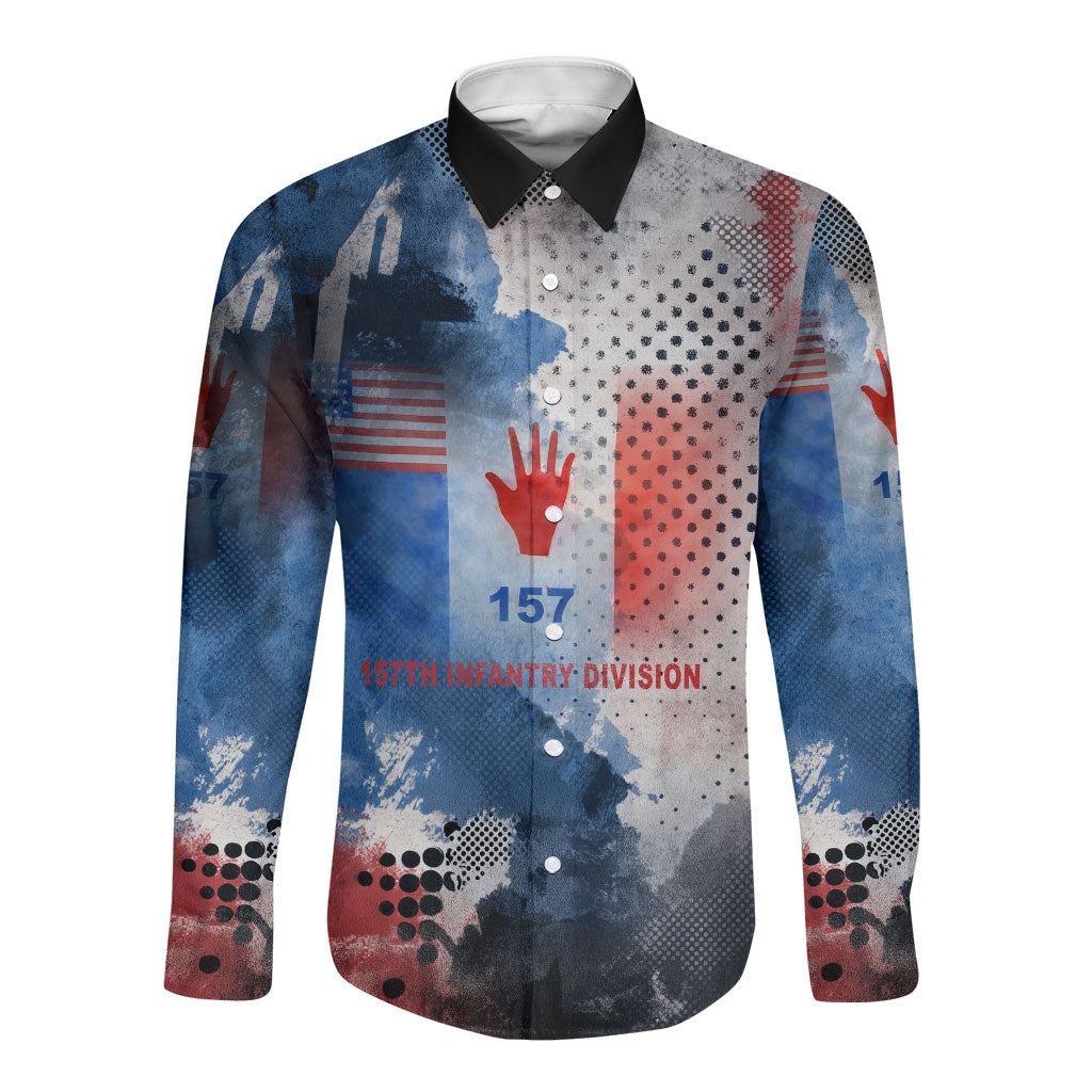 Freddie Stowers Long Sleeve Button Shirt African American Military Hero - Medal Of Honor 157th Infantry Division