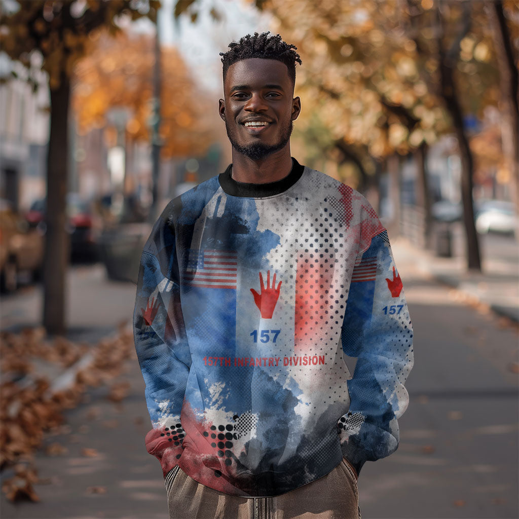 Freddie Stowers Sweatshirt African American Military Hero - Medal Of Honor 157th Infantry Division