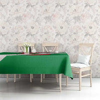 Lebanon Flag Shield Tablecloth with Cedar Emblem and National Colors