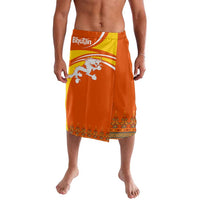 Bhutan Heritage Lavalava with Paro Monastery and Druk Dragon
