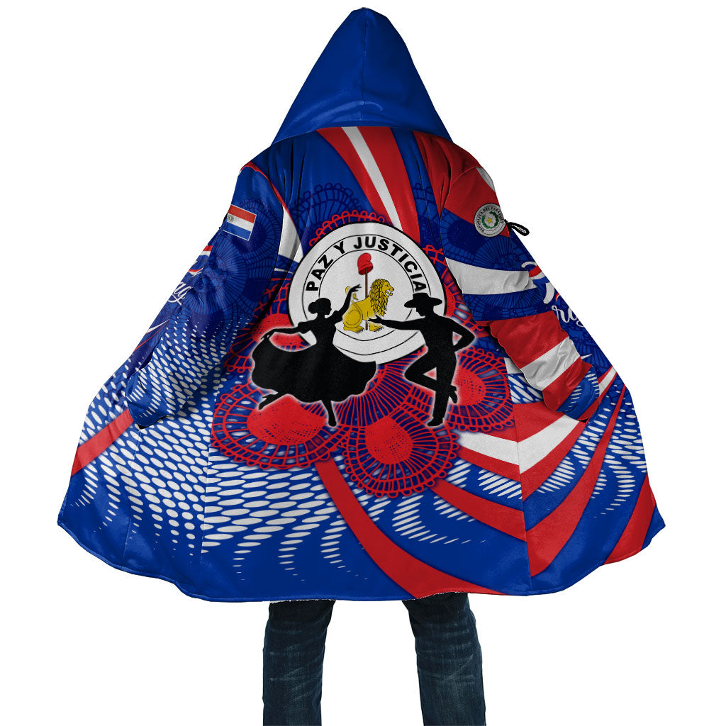 Paraguay Flag Day Cloak Patriotic Sunburst Traditional Ñandutí Lace