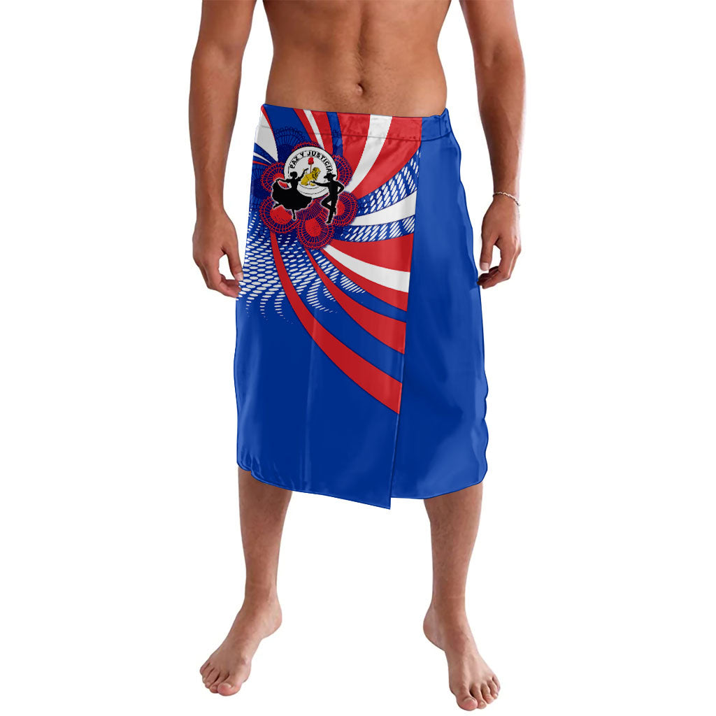 Paraguay Flag Day Lavalava Patriotic Sunburst Traditional Ñandutí Lace