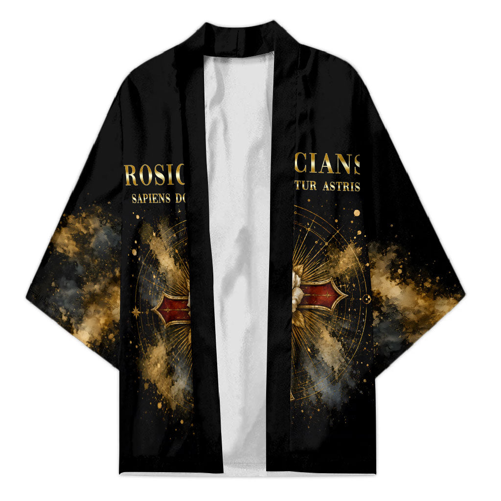 Personalized Rosicrucians Kimono Sapiens Dominabitur Astris Rose Cross