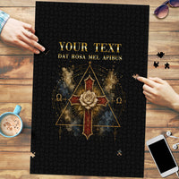 Personalized Rosicrucians Puzzle Sapiens Dominabitur Astris Rose Cross