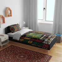Ivory Coast Bedding Set with Taï National Park Wildlife Map Design - Wonder Print Shop