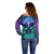 You My Friend Should Have Been Swallowed Skull Off Shoulder Sweater - Wonder Print Shop