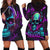 Music Is My Only Friend Skull Hoodie Dress - Wonder Print Shop