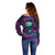 Music Is My Only Friend Skull Off Shoulder Sweater - Wonder Print Shop