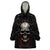 Be Careful Skull Wearable Blanket Hoodie - Wonder Print Shop