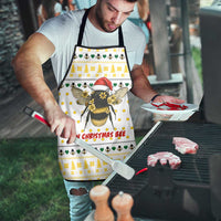 Oh Christmas Bee Bee Christmas Apron Xmas Holiday Patterns - Wonder Print Shop