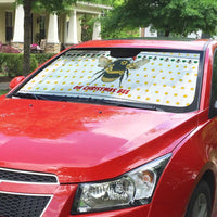 Oh Christmas Bee Bee Christmas Auto Sun Shade Xmas Holiday Patterns - Wonder Print Shop