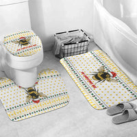 Oh Christmas Bee Bee Christmas Bathroom Set Xmas Holiday Patterns - Wonder Print Shop