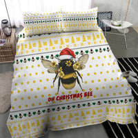 Oh Christmas Bee Bee Christmas Bedding Set Xmas Holiday Patterns - Wonder Print Shop