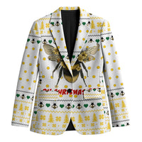 Oh Christmas Bee Bee Christmas Blazer Xmas Holiday Patterns - Wonder Print Shop